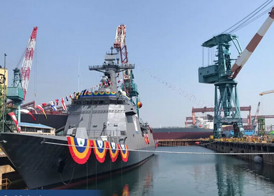 菲律賓史上第一艘導彈護衛艦下水! 菲律賓史上第一艘導彈護衛艦下水!
