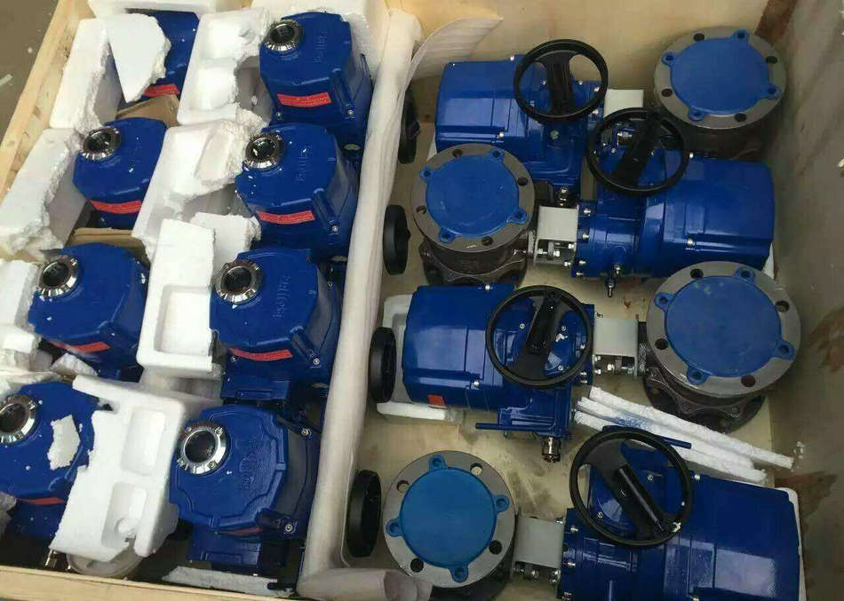 智能電動球閥/帶開關反饋信號/電壓380V/防爆等級dIIBT4Gbr實物圖2